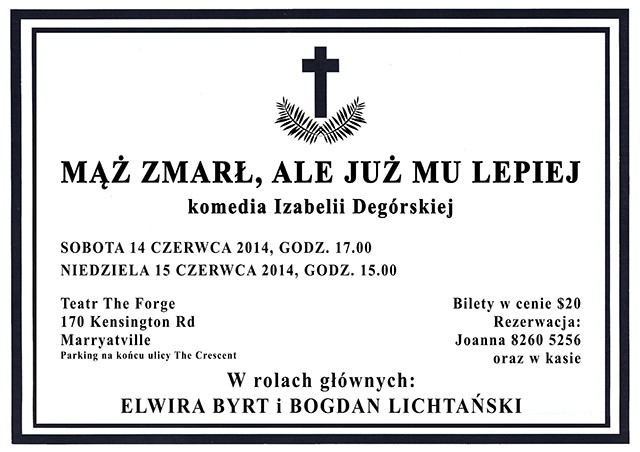 Mąż zmarł